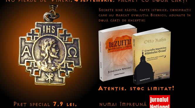 nu pierde de vineri 4 septembrie pachet cu doua carti