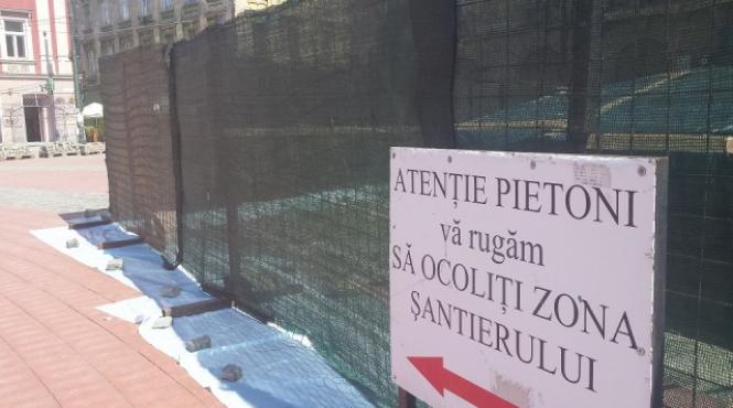 protest civic impotriva hotararii primariei timisoara de a ingropa vestigiile baii turcesti