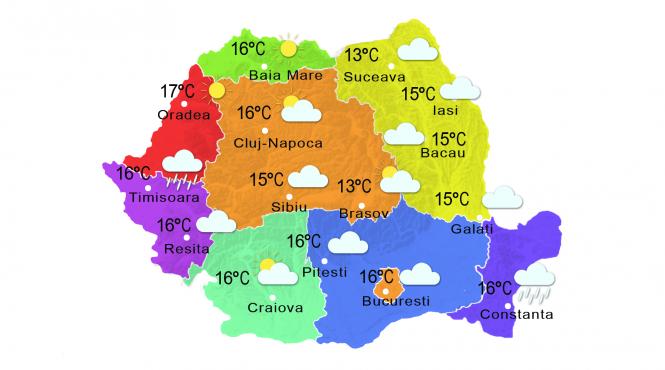 prognoza meteo 30 septembrie cer variabil si ploi locale