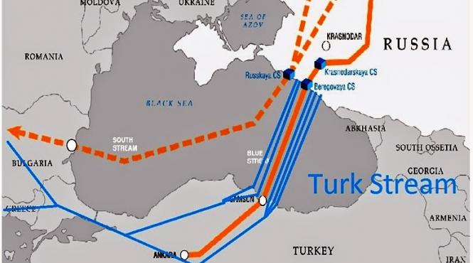 rusii vor doar o treime de turkstream