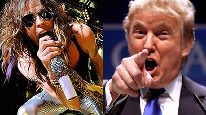 donald trump in conflict cu aerosmith pentru folosirea fara permisiune a melodiei dream on in campanie