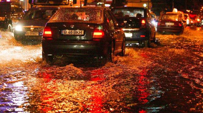 viitura de la corbu a intrerupt circulatia rutiera spre sudul judetului constanta