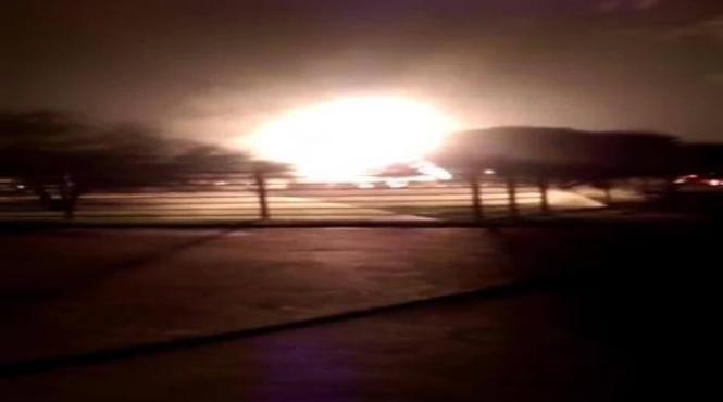 video explozie extem de puternica la o retea de conducte de gaz