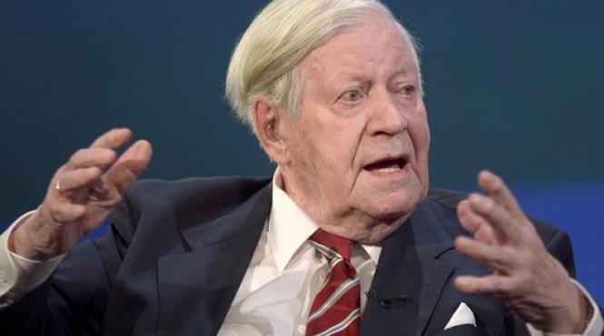 fostul cancelar german helmut schmidt a murit