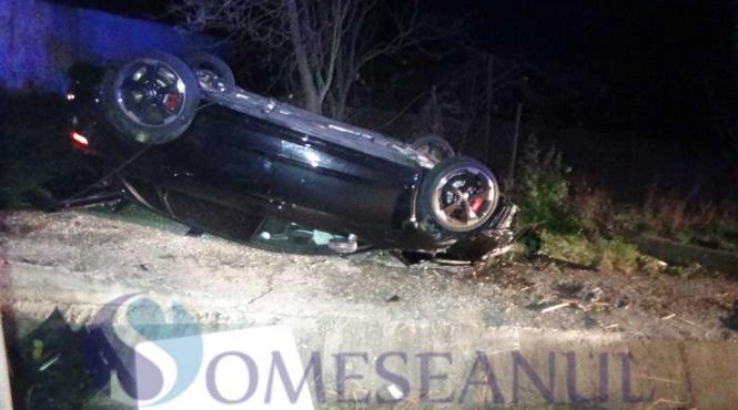 fiul lui silviu prigoana a facut accident s a rasturnat cu masina