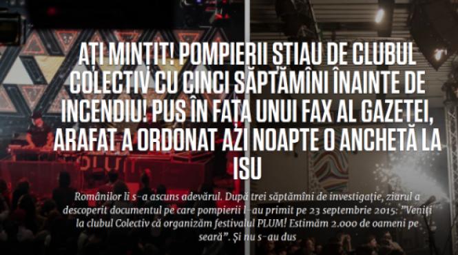 tolo ro isu stia de existenta clubului colectiv o firma de evenimente a trimis un fax catre igsu