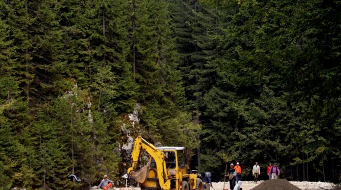 lemn in valoare de peste 12 000 lei confiscat in urma perchezitiilor de pe valea bargaului si din judetul suceava