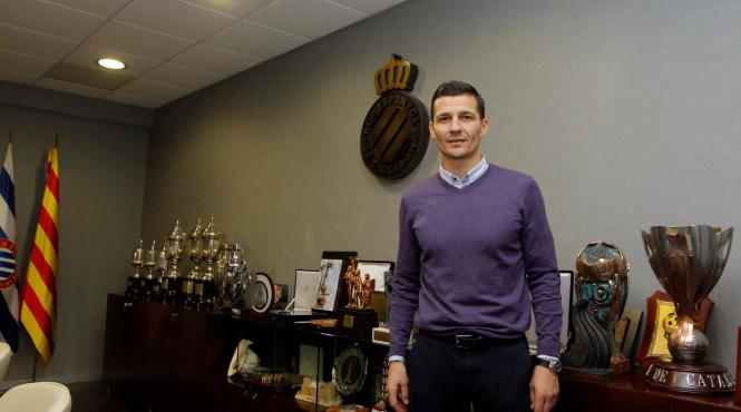 galca a debutat cu dreptul la espanyol pe care a calificat o in optimile cupei spaniei