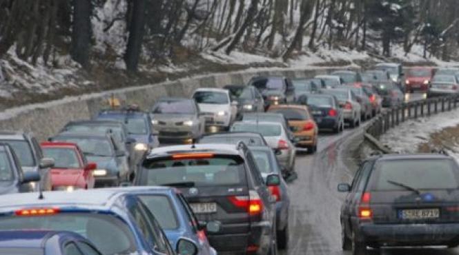 infotrafic circulatie ingreunata pe valea prahovei