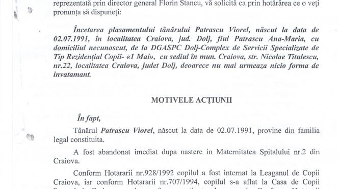pinocchio la directia sinuciderea copilului dolj