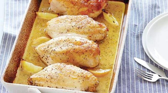 piept de pui cu lamaie la cuptor