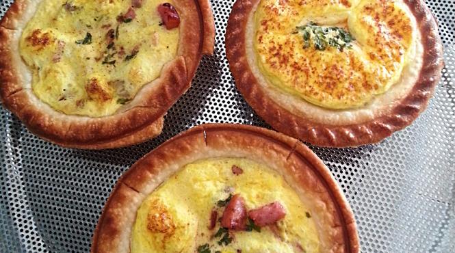 quiche sau tarta cu praz si sunca