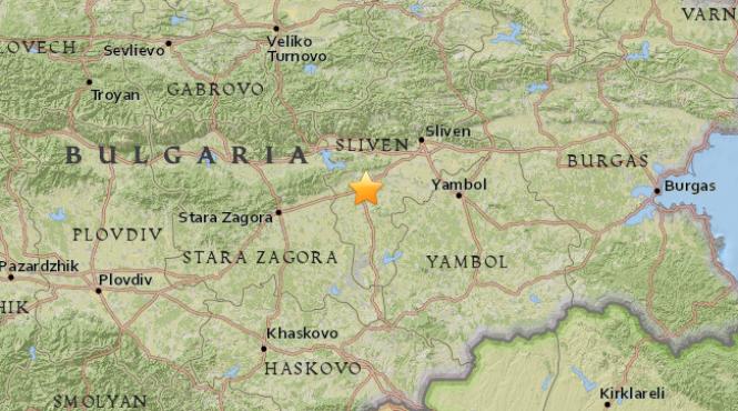 un cutremur cu magnitudinea de peste 4 pe scara richter s a produs in bulgaria