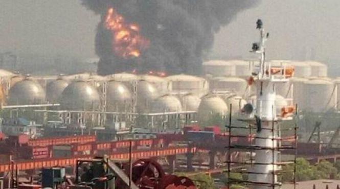 explozie puternica la un depozit de produse chimice din estul chinei