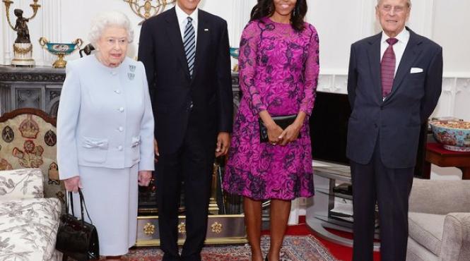 sotii obama au sosit la castelul windsor pentru un dejun privat cu suverana britanica