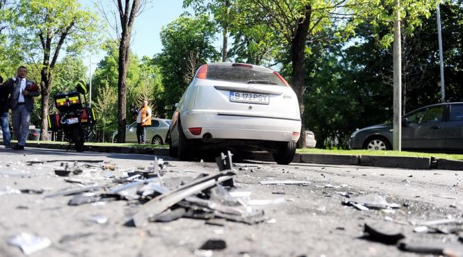 accident rutier in zona stadionului steaua un motociclist ranit
