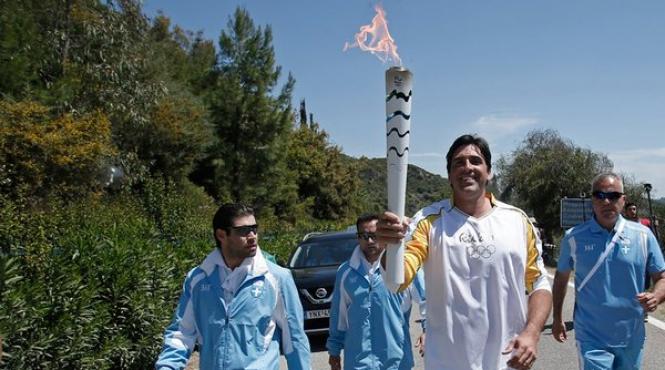 jo 2016 flacara olimpica a ajuns in brazilia