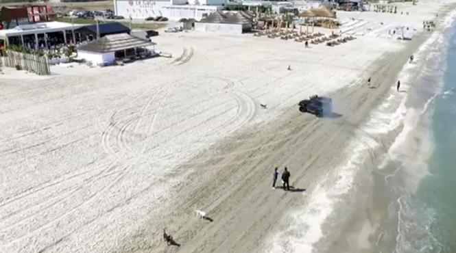 video aceasta plimbare cu masina de teren pe plaja l a costat scump