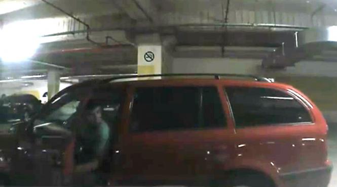 video furt bizar intr o parcare din constanta
