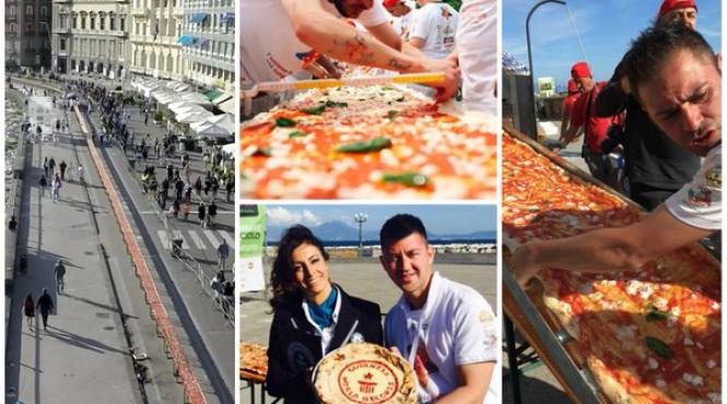 cea mai lunga pizza din lume a intrat in cartea recordurilor