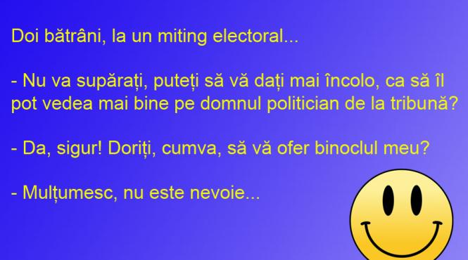 bancul zilei politicienii in vizorul alegatorilor