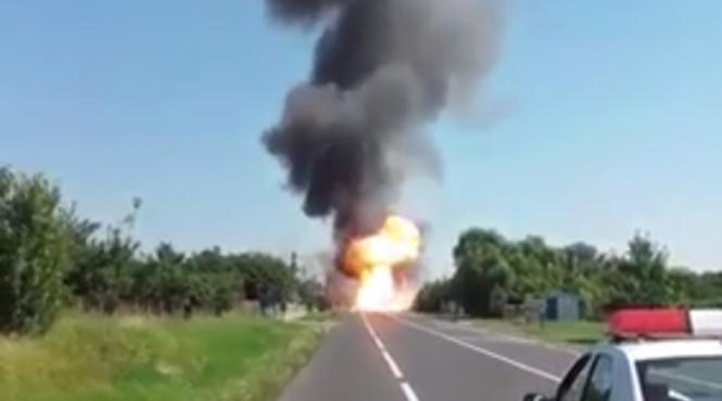 incendiul de mihailesti circulatia pe dn 2 reluata dupa aproape opt ore