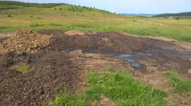 bistrita nasaud depozit ilegal de gunoi de la o ferma de pasari descoperit pe raza unei arii protejate