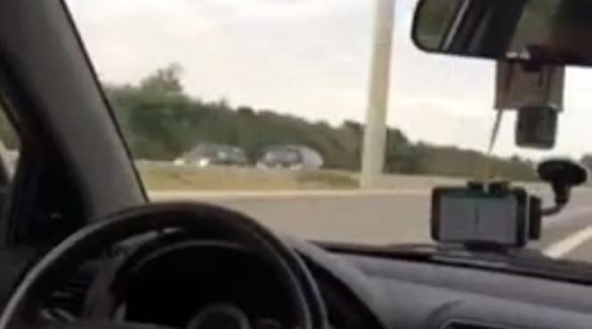 video accident cumplit pe o autostrada din belgia