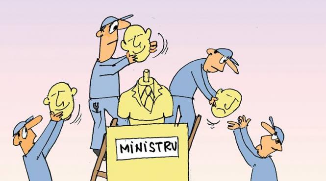 caricatura zilei 7 iulie remanierea tehnocrata