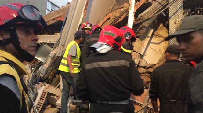 maroc un bloc s a prabusit peste o cafenea in casablanca bilant preliminar 2 morti si 24 de raniti