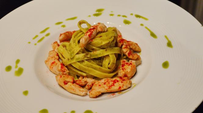 chef paul siserman recomanda tagliatelle cu pesto alla genovese si piept de pui