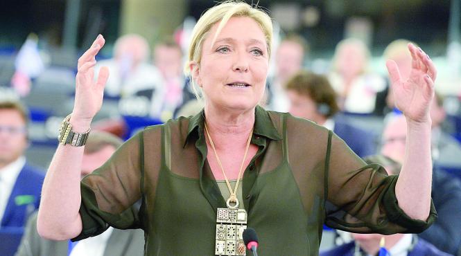 marine le pen canta prohodul europei si anunta frexit