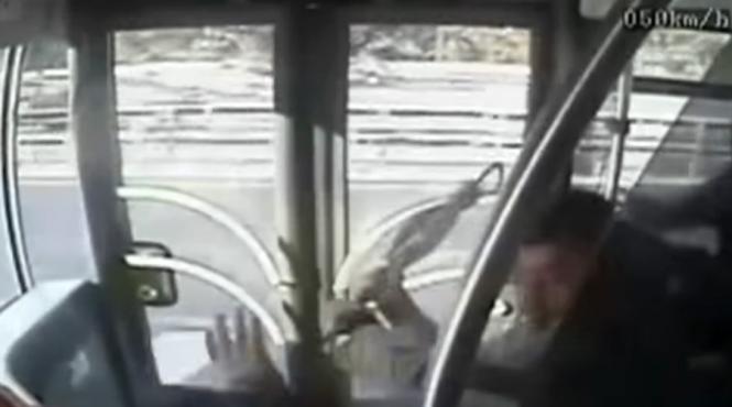 turcia accident cu 11 raniti la istanbul dupa ce soferul unui autobuz a fost atacat cu umbrela de un calator turbulent