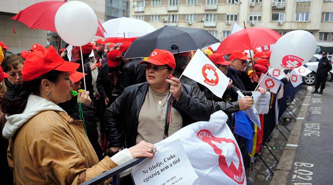 sindicalistii din sanatate declanseaza luni greva generala
