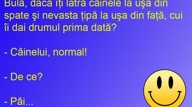 bancul zilei