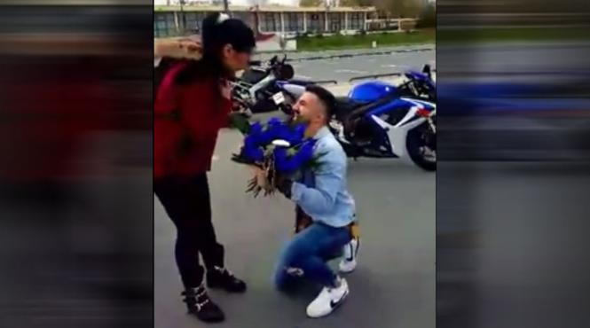 video cerere in casatorie inedita pe faleza din mamaia