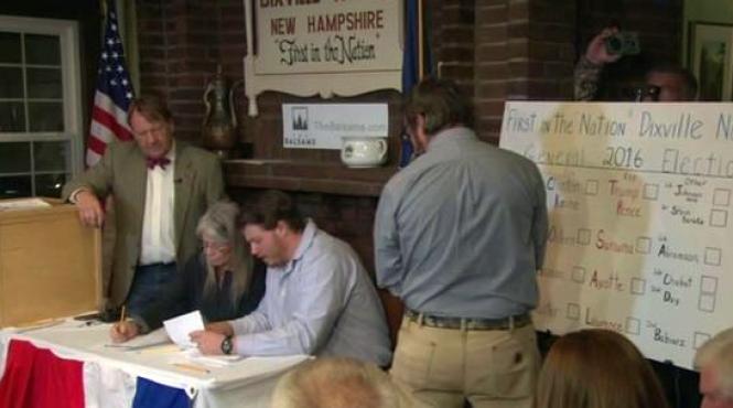 sua alegeri prezidentiale 2016 3 mici localitati din new hampshire au votat la miezul noptii