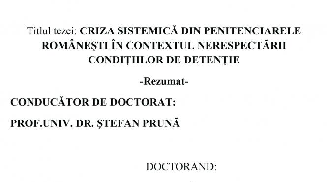 o teza de drept ca o autobiografie