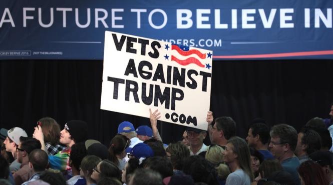 o persoana a fost impuscata la protestele impotriva lui donald trump