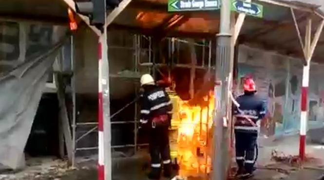 alerta risc de explozie pe bulevardul magheru la blocul patria