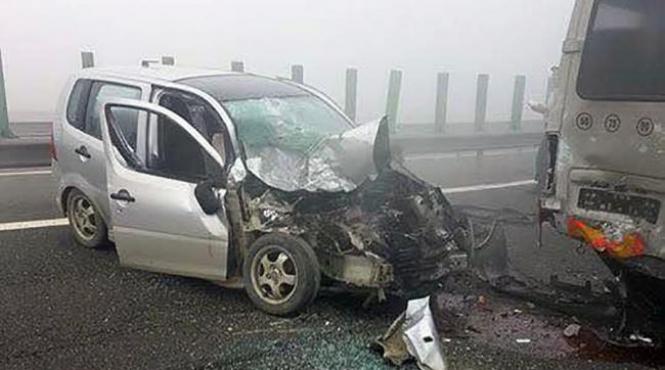 accidente in lant pe a2 soldat cu 5 persoane ranite din care una foarte grav