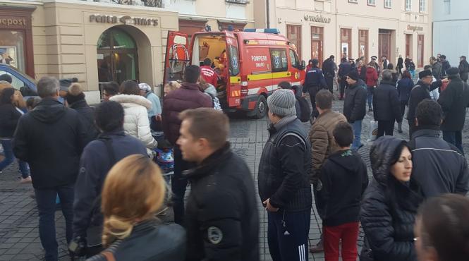 o femeie si a injunghiat fostul sot pe o strada din centrul sibiului
