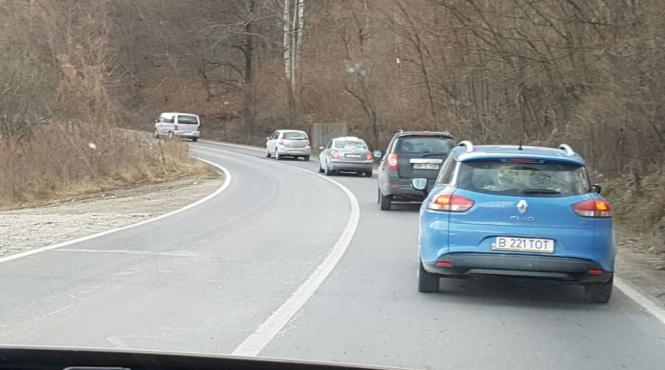 trafic aglomerat si pe dn1 a se circula in coloana