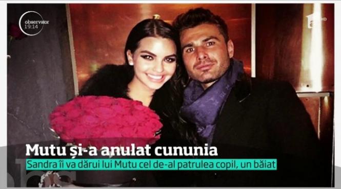 motivul pentru care adrian mutu a anulat cununia cu sandra