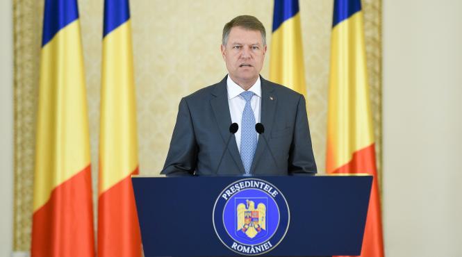 mesajul lui klaus iohannis de la miezul noptii