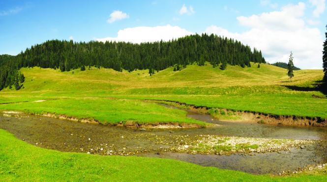 unic pe plaiuri mioritice ponor poiana misterioasa