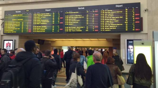 alerta cu bomba in gara de nord din bruxelles