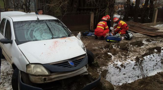 giurgiu femeie de 31 de ani in stop cardio respirator dupa ce a fost lovita de un sofer beat