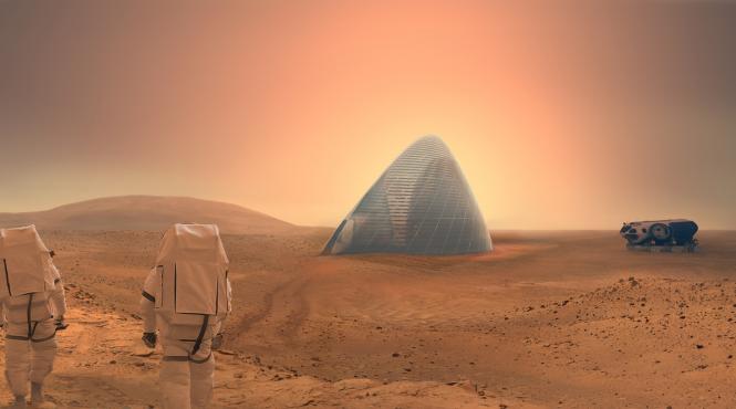 habitatul conceput de nasa pentru prima misiune cu echipaj uman pe marte arata ca un iglu