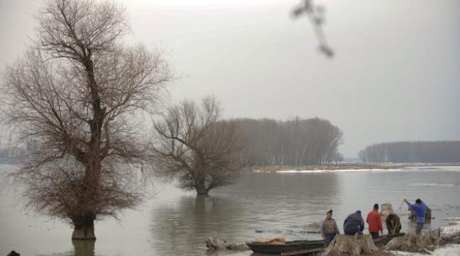 navigatia pe dunare oprita pe sectorul portile de fier braila